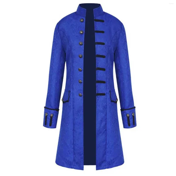 Jaquetas masculinas homens inverno halloween quente vintage tailcoat gótico vitoriano medieval cosplay traje casaco outwear smoking casacos