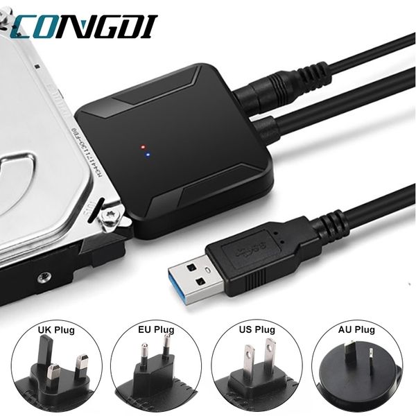 Adattatori per laptop Caricabatterie USB 3 0 a Sata 3 Cavo convertitore adattatore USB3 0 Disco rigido per Samsung WD 2 5 3 5 HDD SSD 231018