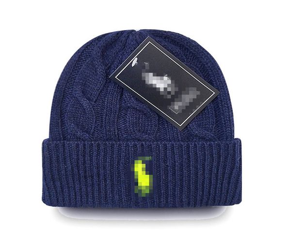 Gorro de gorro gireto chapéu de capacete de chapéu de inverno chapéu de tricotar chapéu de primavera tampa de inverno unissex cashmere letras polo casual ao ar livre chapéus l-15