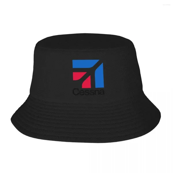 Berretti Cessna Logo Cappello da pescatore Panama per uomo donna Cappelli Bob Autunno Pescatore Estate Spiaggia Pesca Cappellini unisex