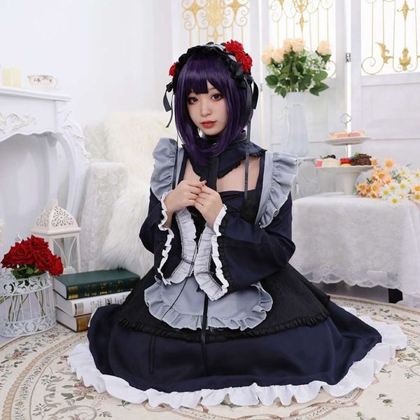Anime Marin Kitagawa My Dress Up Darling Cosplay Kostüm Maid Kleid Perücke Kuroe Shizuku Lolita Outfits Halloween Kostümecosplay