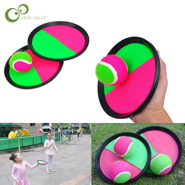 Sport Speelgoed 1Set Kids Sucker Kleverige Bal Speelgoed Outdoor Catch Game Set Gooien En Ouder-kind Interactieve 231017