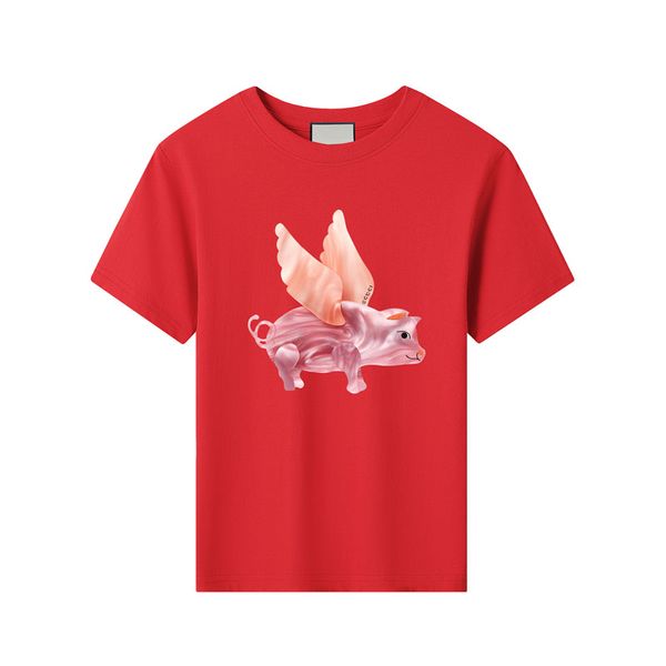 дизайнерская футболка модная креативная марка G стильная детская одежда футболки очаровательные футболки удобная одежда милый костюм CHD2310186 esskids