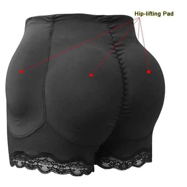 Mulheres Sexy 4pcs Pads Enhancers Fake Ass Hip Butt Lifter Shapers Controle Calcinha Acolchoada Emagrecimento Roupa Interior Enhancer Hip Pads Pant Y2326