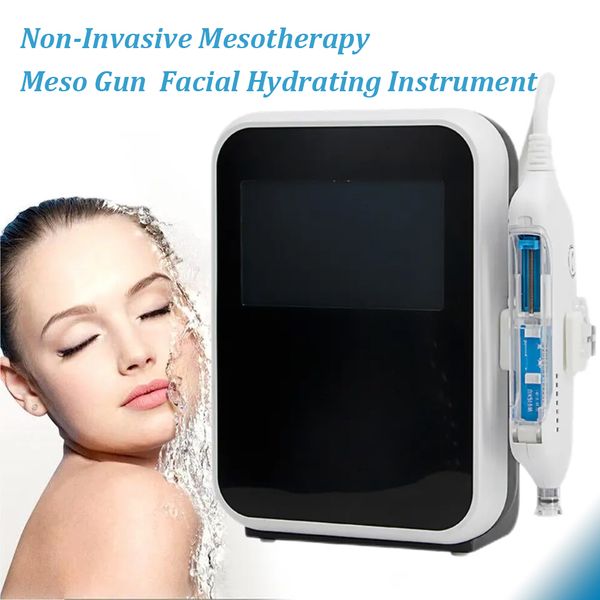 Efetivamente radiofrequência mesoterapia facial e corporal levantamento da pele meso gun v face moldar apertar remoção de rugas dispositivo de aperto de pele rf