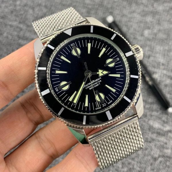 Top AAA Bretiling Luxusuhr zweifarbig SUPEROCEAN HERITAGE 57 B20 automatische mechanische Bewegung Schweizer Uhren Edelstahl Floding Verschluss Männer AIR Armbanduhr J46