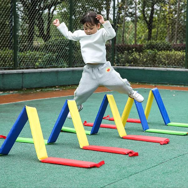 Другие игрушки Детские уличные классики с кольцом для прыжков для детей Спортивный сад Задний двор Крытый карнавал Игры Сенсорное тренировочное оборудование 231017