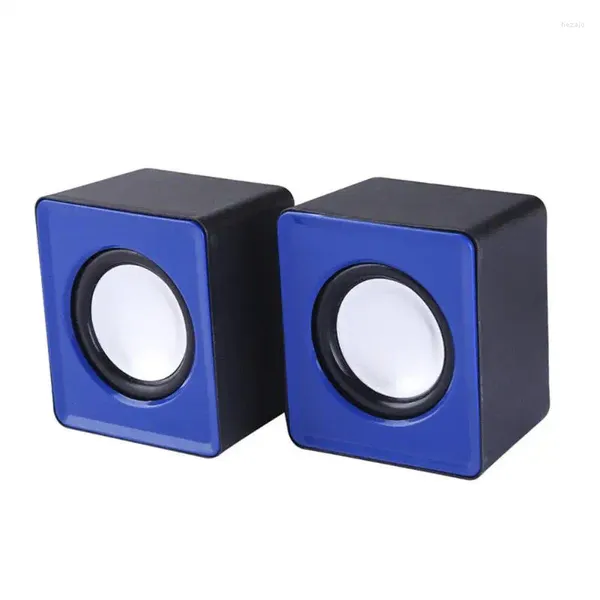 Altoparlanti combinati Altoparlante per mini computer Altoparlante surround audio stereo universale cablato USB Blu Rosso Nero Bianco per laptop