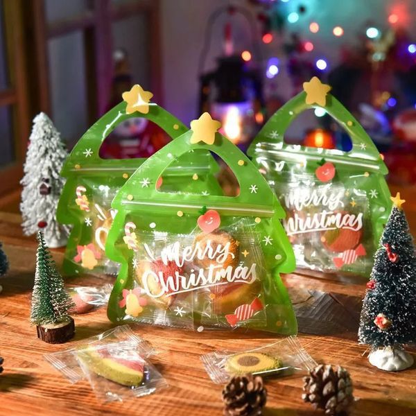 Decorazioni natalizie 10 pezzi Sacchetti regalo festival Perfetti per feste di compleanno e decorazioni natalizie Ideale per caramelle, biscotti, biscotti, cioccolato 231017