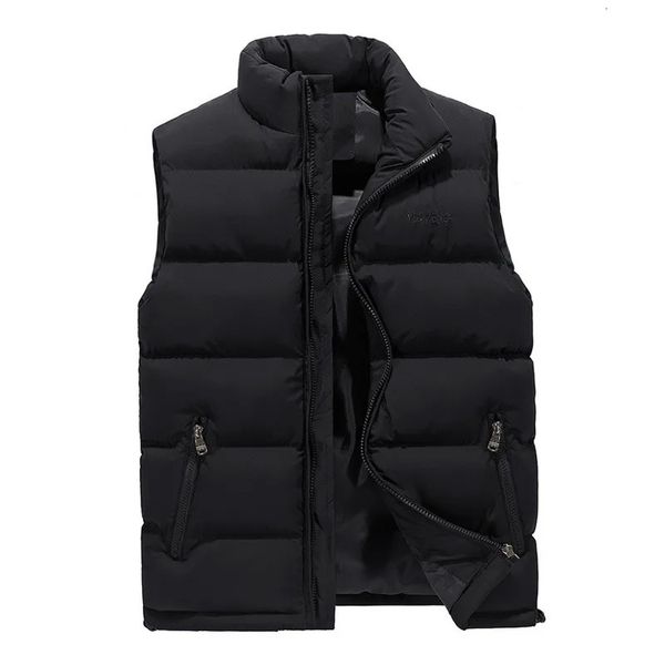 Gilet da uomo 3607 Nero Blu Verde Autunno Inverno Gilet Cappotto da uomo caldo Slim Plus Size Giacca colletto alla coreana senza maniche smanicato 231018