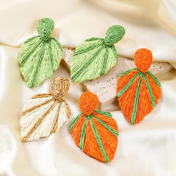Orecchini pendenti Orecchini a foglie romantici per le donne Gioielli squisiti Gioielli con ciondoli classici Accessori moda coreana