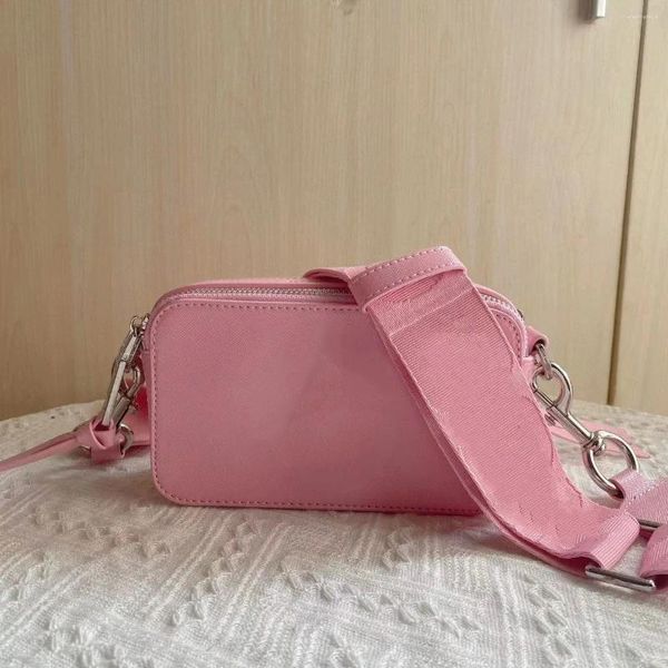 Borse da sera Borsa per fotocamera di design di lusso di alta qualità Tracolla larga Borsa a tracolla singola in vera pelle Mini per donna