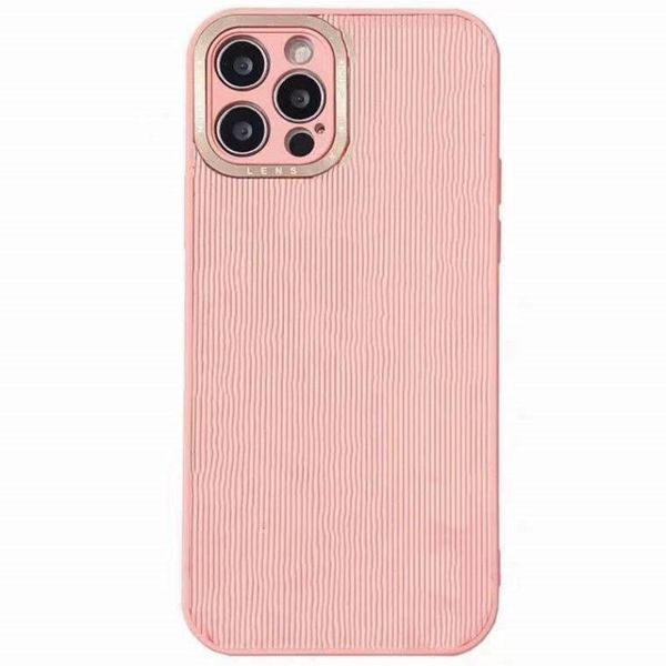 Custodie per cellulari Custodie per telefoni moda 7 colori per iPhone 15 14 13 12 pro max 11 13pro 13promax X XR XS XSMAX custodia in pelle PU designer con struttura in metallo per fotocamera len OZ