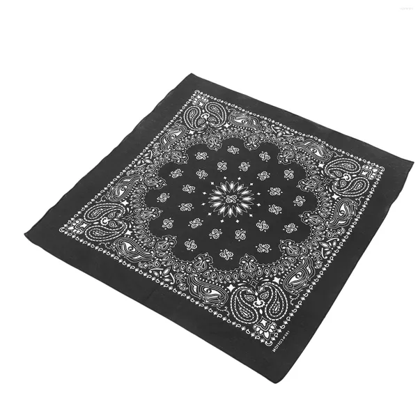 Bandane Maschera facciale Foulard stampato Bandana di cotone Fazzoletto nero Fazzoletto da donna Modello Equitazione Miss