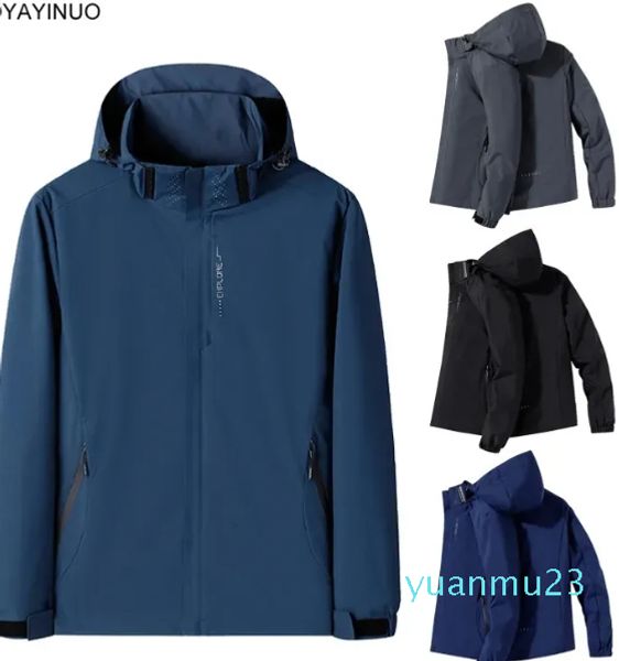 Açık Ceket Hoodies Yürüyüş Ceketleri Kadın Erkekler Su Geçirmez Kıyafetler Yansıtıcı Rüzgar Dergisi Av Kampı Trekking Ceket Açık Rüzgar Geçirmez Katlar Erkek