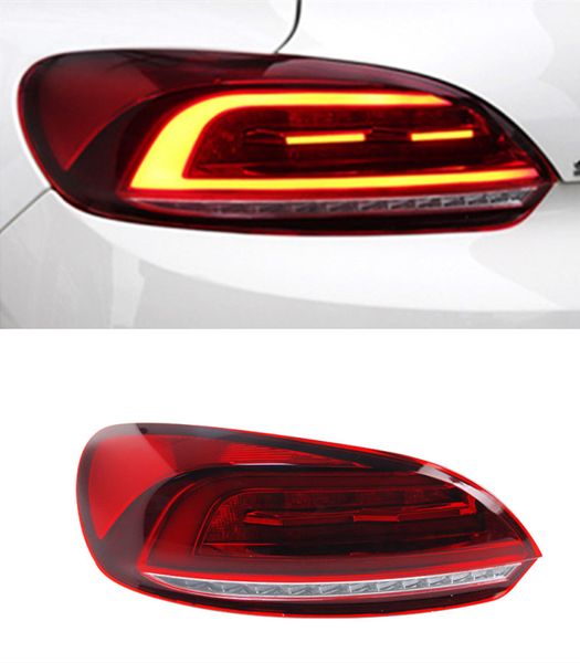 Auto-LED-Rücklicht für VW Scirocco R 2009–2017, Rückleuchten, Bremsleuchte hinten, LED-Signal, Parklicht
