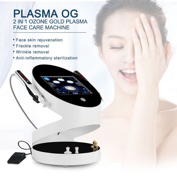 Caneta de plasma de ozônio, removedor de sardas e rugas, melhoria da elasticidade da pele, remodelação de colágeno, coceira, calmante, 2 em 1, salão de massagem, venda imperdível