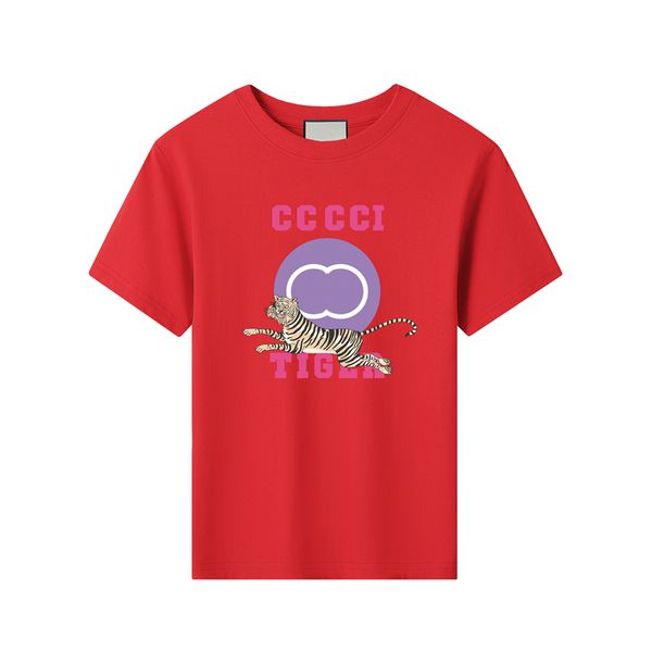 Designer de Moda Infantil Tops T-shirt G Letra Marca de Luxo Padrão de Desenhos Animados Terno de Verão Meninos Meninas Camisa Crianças Roupas CHD2310193 Esskids