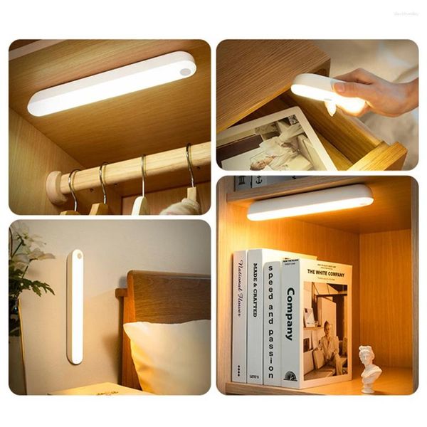 Nachtlichter Smart Light Bar Wohnzimmer wiederaufladbare Nachttischlampe Stick Schlafzimmer Schlafen Weitwinkel Außenbeleuchtungsausrüstung