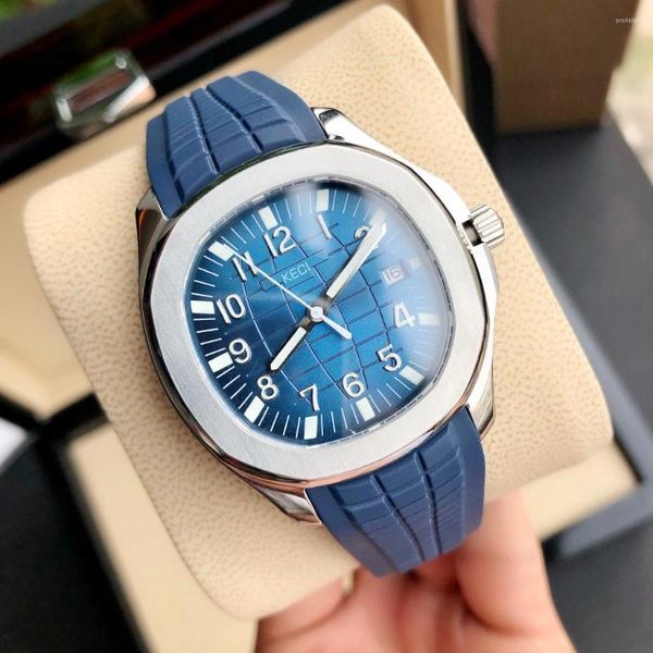Armbanduhren Limited Edition Automatikaufzug Mechanische Uhren MIYOTA-8215 Uhrwerk Saphirglas Diamantgehäuse Wasserdicht 5167