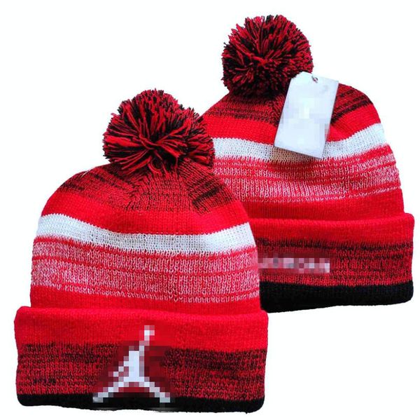 Michael Beanie Luxury unisex Cappello lavorato a maglia di marca 23 Gorros Flight Bonnet American CANADA Cappelli sportivi in maglia classici berretti sportivi con teschio donna casual berretti da esterno a19