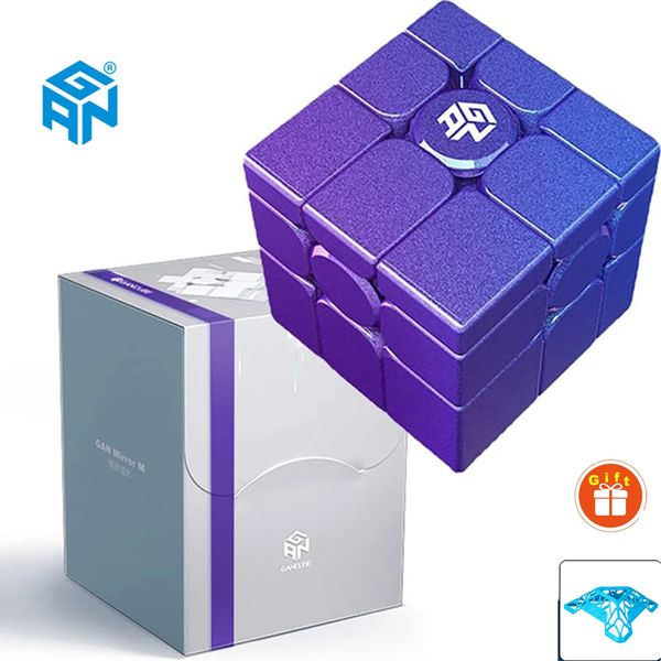 Cubi magici Gan Mirror M Cubo UV 3x3x3 Cubo magico magnetico Speed Cube Professionale Specchio rivestito in ghisa Cubo Gan 3x3 Souptoys Cubo Magico Puzzle 231019