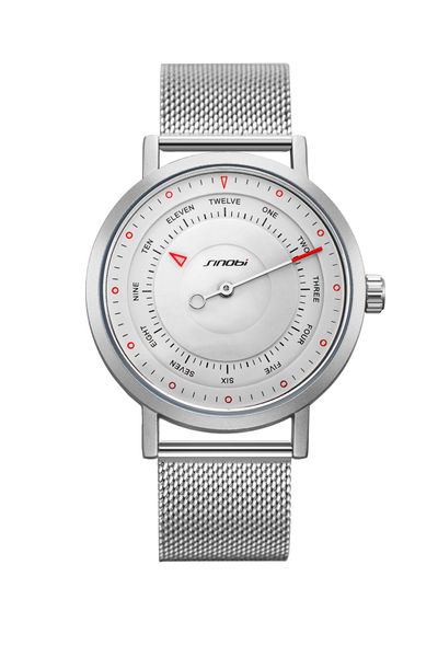 Мужские часы, высококачественные роскошные деловые креативные кварцевые часы с одной иглой, 42 мм, креативный компас