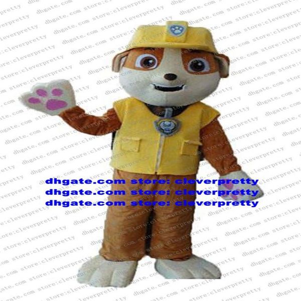 Costume da mascotte Rubble Dog per adulti personaggio dei cartoni animati vestito da studente attività professionale speziell tecnico zx320291H