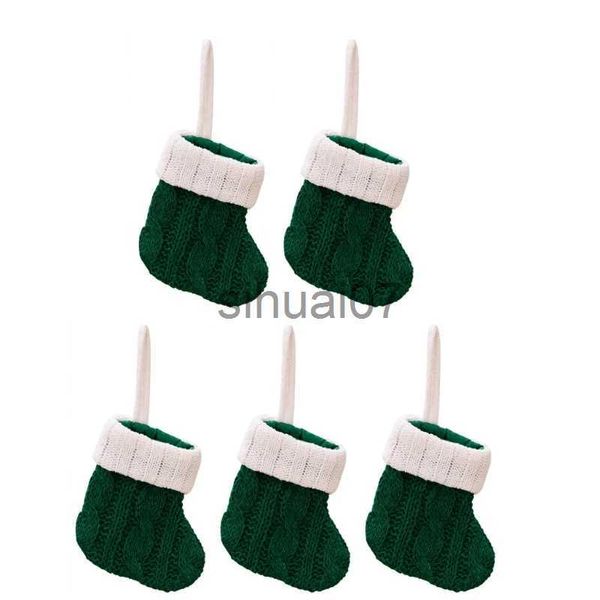 Noel Dekorasyonları Noel Socks Noel Örgü Çorap Noel Ağacı Kolye Dekorasyon Ev xmas Hediye Damlası Denizcilik X1019