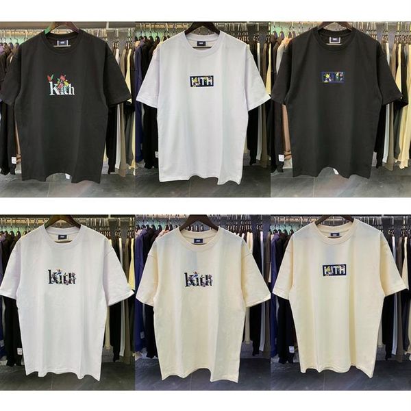 Neue Kith männer T-Shirts Tokyo Shibuya Box T hemd Männer Frauen Street View Druck Shirts T Tops Übergroßen Athleisure t-Shirt289A