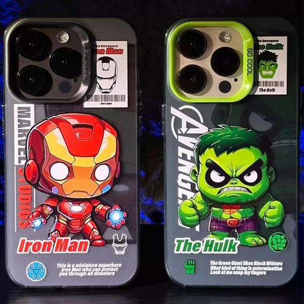 Capas de telefone populares dos desenhos animados para iPhone 15Pro Max 14 Pro Max Mini 12 13 14 15 Plus Capa traseira