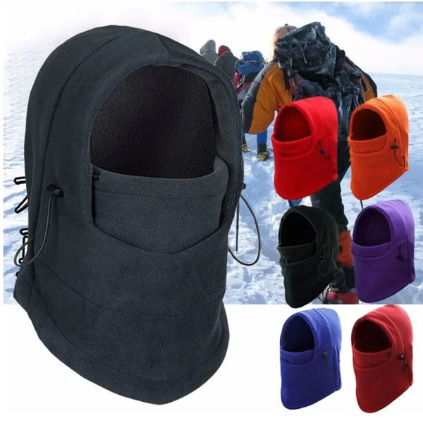 Ciclismo Caps Máscaras Inverno Balaclava Máscara de Esqui Bicicleta Pescoço Aquecedor Motocicleta Ciclismo Cap Ao Ar Livre Correndo Caminhadas Cachecol Homens Mulheres Fleece Capuz Térmico 231019