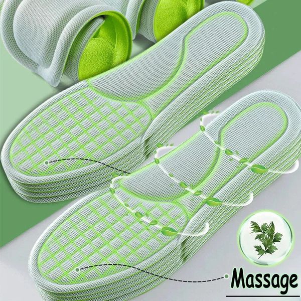 Accessori per parti di scarpe 15 paia Solette in memory foam per massaggi per scarpe da corsa sportive Suola Cuscini traspiranti Piedini per deodorizzazione nano 231019