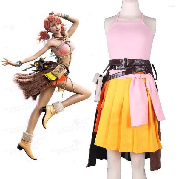 Anime Kostüme Cos Final Fantasy XIII Oerba Dia Vanille Cosplay Anzug Sets