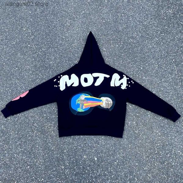 Hoodies voor heren Sweatshirts Frog Drift Streetwear Mode CPFM Beste kwaliteit Schuimbedrukte kleding Fluwelen losse sweater Trui Tops Hoodie voor mannen T231019