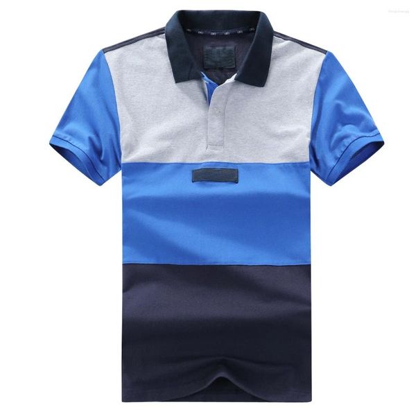 Herren Polos EP LOGO Schönes Poloshirt Kurzarm Sommer Casual Fashion Business Frankreich Stil Homme Große Größe Blau Rot Rosa