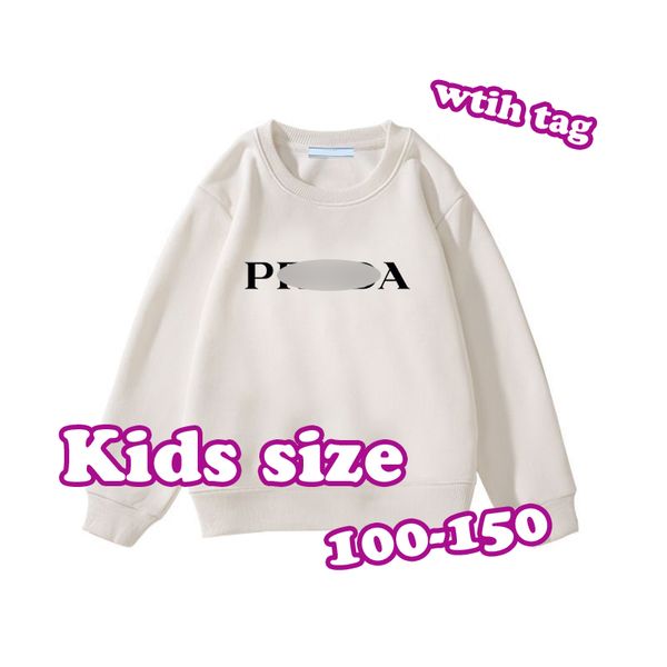 Marken-Designer-Sweatshirts für Kinder, Baumwolle, Jungen- und Mädchenkleidung, P, Luxus-Designer-Kinder-Outfit, Kapuzenpullover, Designer-Baby-Outfits, Kleidung für Kinder