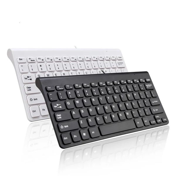 Tastaturen 2 4G Wireless Mini-Größe Maus Tastatur Combo Set mit Multimedia für Tablet Laptop Mac Desktop PC TV Andrews Windows 231019