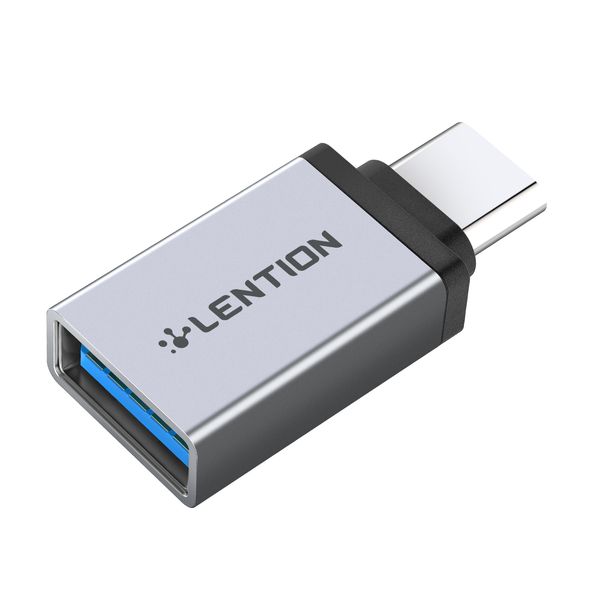 Adaptador LENTION USB C para USB 3.0 Tipo C macho para tipo A fêmea Conversor compatível 2022-2016 MacBook Pro, novo iPad Pro/Mac Air/Surface, telefone/tablet, driver estável certificado