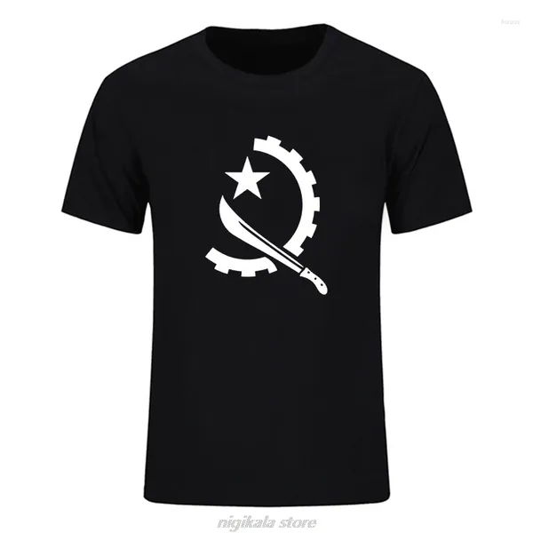 Männer T Shirts Sommer Stil Angola T-shirt Mode Lustige Afrika Land Qualität Druck Oansatz Kurzarm Baumwolle Eu Größe t