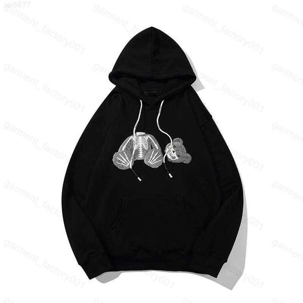 Hoodies dos homens moletons 23ss Mens Mulheres Designer Anjos Hoodie Camisola Moletons Street Wear Goose Jackets Pa de OW White Nevoeiro Bear Palm Hoodies