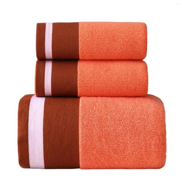 Havlu 3pcs Ultra Yumuşak Pamuklu Set Hafif Deterjan ve Spa Düğün Resgeniyesi veya Spor Salonu Kullanımı İçin Dökme Kuru Havlular