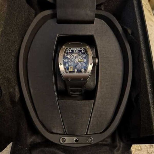 RicharsMill Schweizer Uhr ZF Factory Tourbillon Automatikwerk Taktische Armbanduhren RM Diamond Rm030 Rg 18 Karat Roségold Vollhohlzifferblatt Diamete
