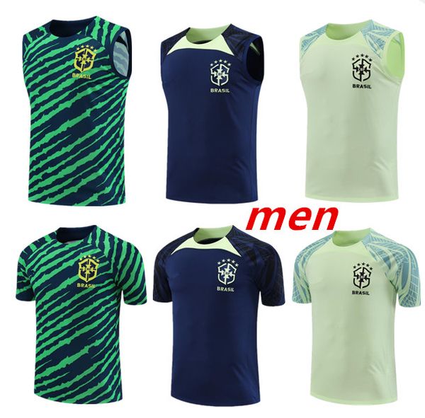 2023 Brasiliens VINI JR. Fußballtrikot Brasilien Kurzarm-Trainingsanzug 23/24 Neue brasilianische Nationalmannschaft G.JESUS P.COUTINHO Fußballuniform-Sweatshirt-Oberteil