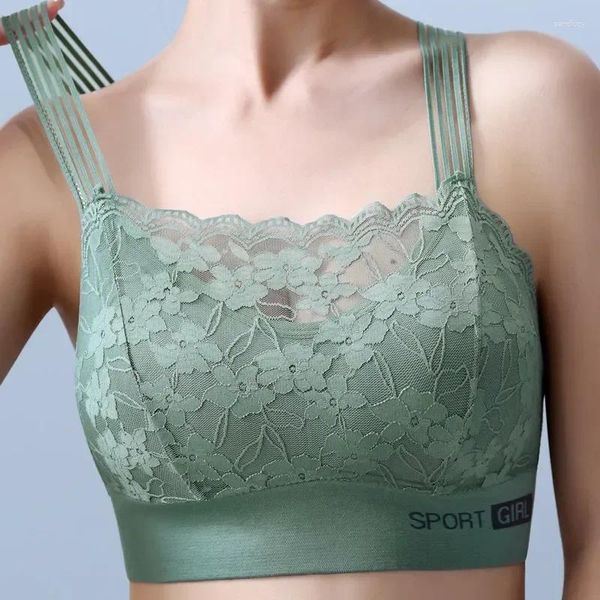 Canotte Canotte Reggiseno raccolto Tubo Comodo Top Canotta da donna Bellezza Indietro Pizzo Traspirante Taglia sexy Avvolto senza cuciture Sonno Sport di grandi dimensioni