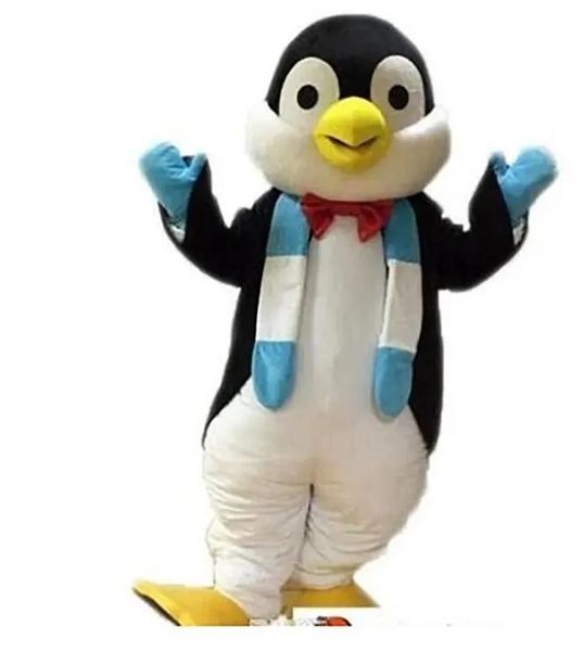 Venda de fábrica halloween engraçado pinguim mascote trajes adulto tamanho urso dos desenhos animados traje de alta qualidade festa de halloween