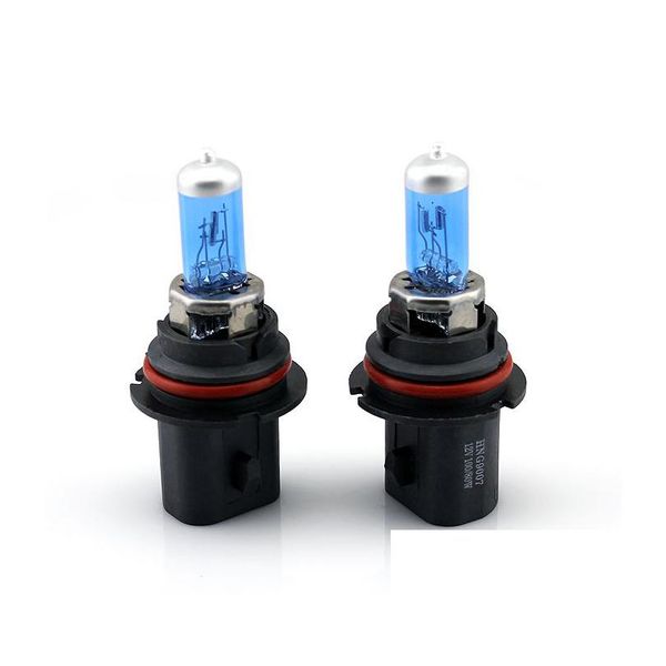 1 peça 9007 100W Xenon Super Blue Halogênio farol de carro Bbs 5500K entrega direta