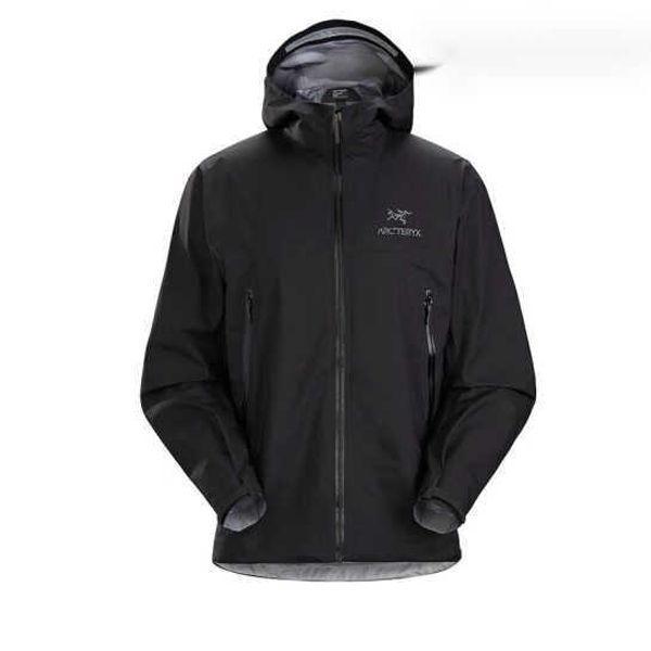 Arcterys Giacca Hardshell Beta Giacche da Uomo Gtx Antivento Impermeabile con Cappuccio Outdoor Sprint Resistente alle Intemperie Guscio Rigido Top Coat Nero m 70-85kg)