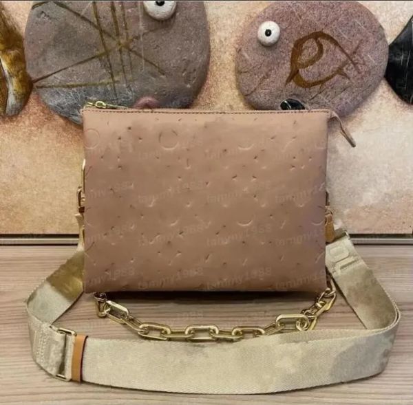 Bolsa de grife de grife de bolsa de couro não genuíno Bolsa de crossbody de primeira qualidade