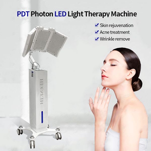 La fototerapia più venduta a 4 colori anti-età Pdt ha condotto la macchina per la manutenzione del viso con terapia della luce con 1830 lampade migliora la macchina per la bellezza della cellulite